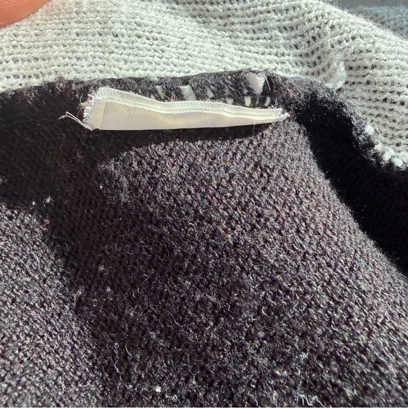 ZARA Longline Bold Edgy Tiger Design Sweater Dress Black/White Graphic Size L - Picture 12 of 12